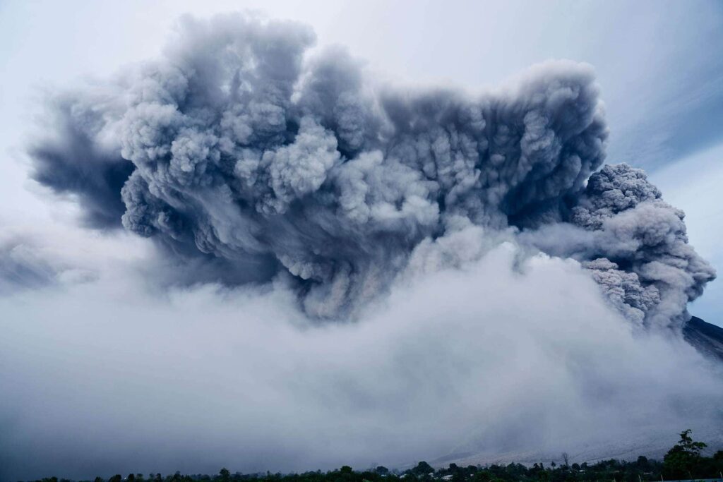 Volcanic eruption